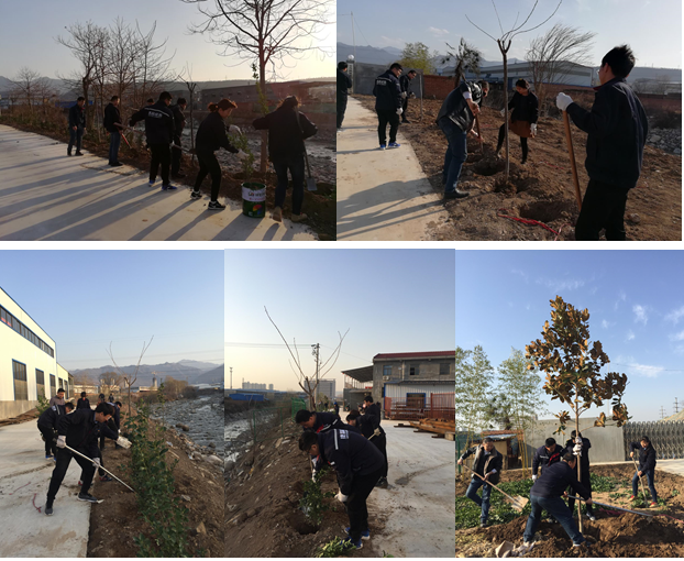 寶雞捷銳“迎春風(fēng)，綠家園”植樹節(jié)(圖1)
